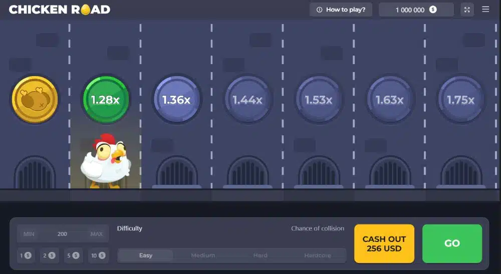 Wersja demonstracyjna gry Chicken Cross. Wersja demonstracyjna gry Chicken Cross.